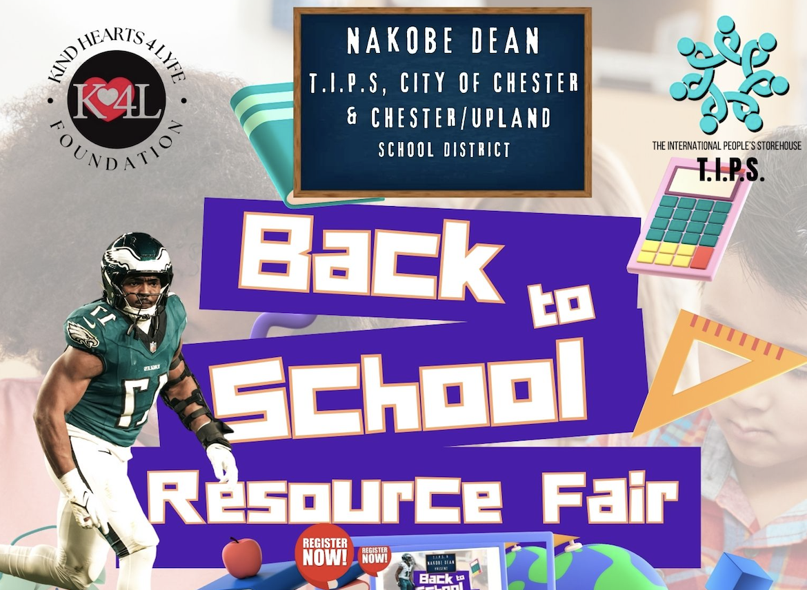  Image of Nakobe Dean, school supplies